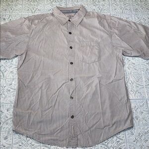 Third Ward Warehouse Milwaukee No. 1  Men’s Button Down Short Sleeve Shirt Large